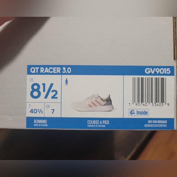 Brand New Adidas QT Racer 3.0 Women’s Size 8.5 - Picture 2 of 5